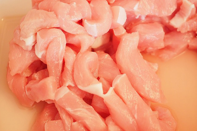 Photo of raw chicken meat